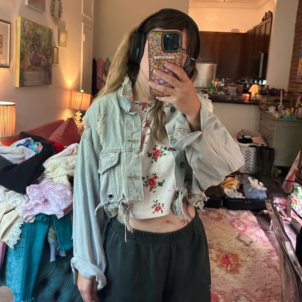 carmar LF distressed denim jacket